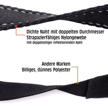 Laden Sie das Bild in den Galerie-Viewer, Hundeleine mit doppeltem Griff für Kontrolle/Sicherheit/Training